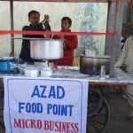 Street food on Rickshaw, near Dehradun.